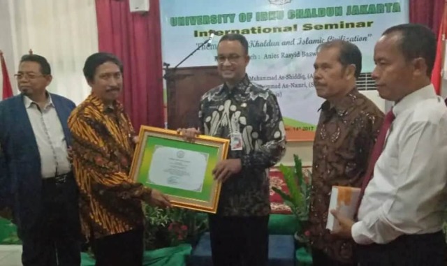 Anies Baswedan Minta Kampus UIC Angkat Pemikiran Ibnu Chaldun