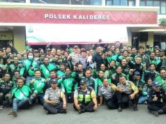 Ikrar Bersama Komunitas Ojek Online di Kalideres Dalam Menjaga Kamtibmas