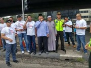 Polres Jakbar Beserta Jajaran Gelar Gerakan Kampanye Anti Hoax