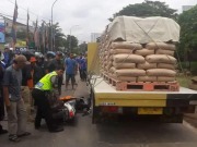 Pengendara Motor Tewas Terlindas Truk di Jalan Ring Road Cengkareng