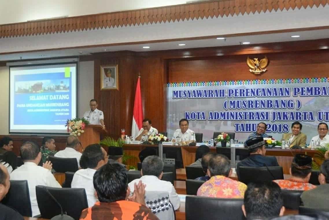 Gubernur DKI Membuka Forum Musrenbang 2018 Di Jakut
