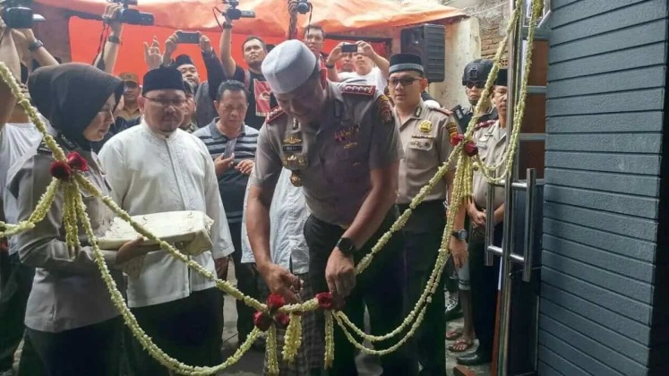 Kombes Hengki Resmikan Renovasi Musholla Baitul Muttaqin