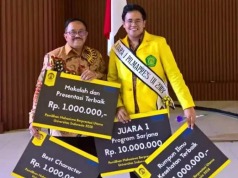 Angga Wiratama Lokeswara Juara 1 Mapres Utama  UI 2018