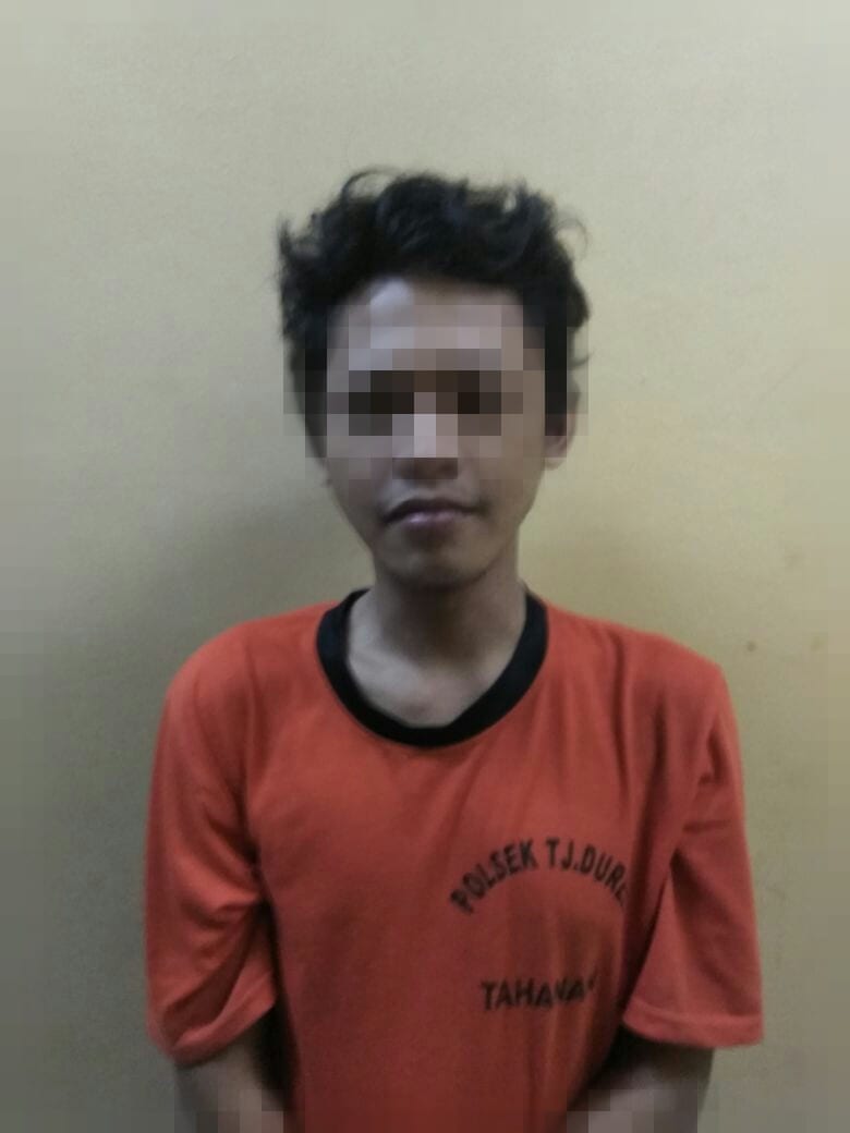 Nyambi Sebagai Kurir Narkoba, Driver Ojol Diringkus Unit Narkoba Polsek Tanjung Duren