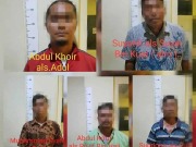 Polisi Mengamankan 5 Orang Pelaku Pengeroyokan Uang Kotak Amal Masjid