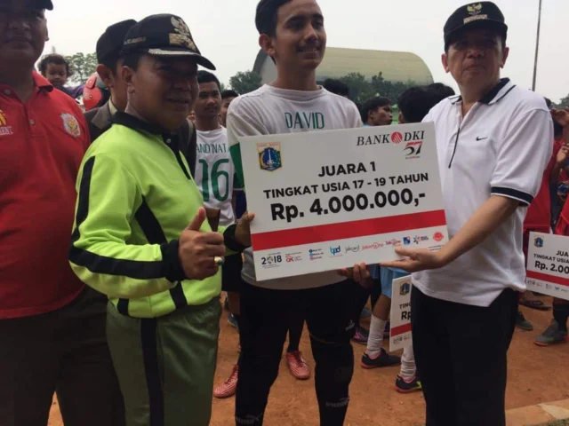 Kelurahan Cengkareng Timur Raih Juara 1 Lomba Futsal Tingkat SMA Mewakili Jakarta Barat ke Tingkat Provinsi