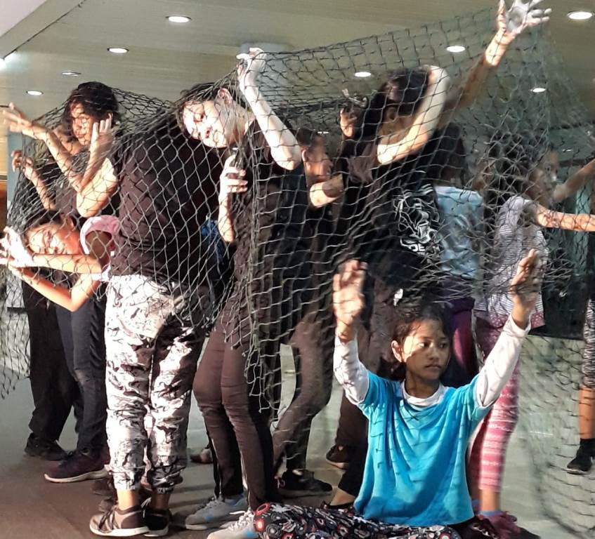 Kelompok Teater Anak TTA Pentaskan ‘HELP!’ Karya Putu Wijaya