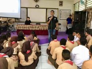 Polisi Sahabat Remaja, Polres Jakbar Berikan Penyuluhan Bahaya Narkoba
